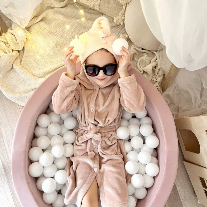 Monio for Kids Powder Pink Cotton Round Ball Pit