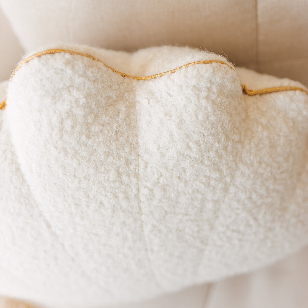 MINICAMP Ecru Boucle Seashell & Star Cushion Set