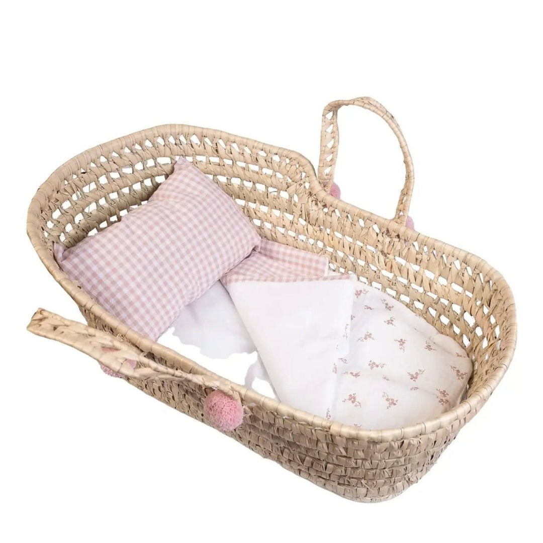 Antonio Juan Palm Moses Basket, Floral, for Dolls up to 42cm, supplier gallery view 1