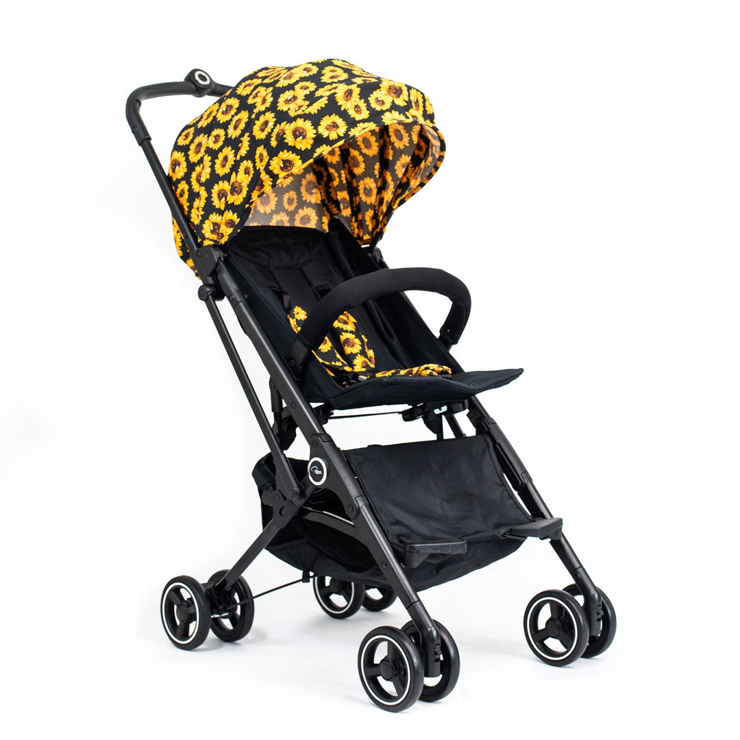 Roma Capsule³ lightweight stroller in Sunflower, front three-quarter view