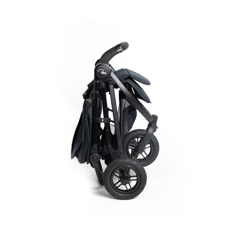 Roma Atlas Jet Black folded compact for storage or car boot