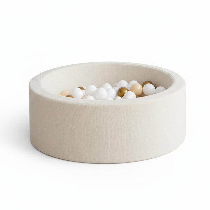 Monio for Kids Cream Boucle Round Ball Pit — hero product image