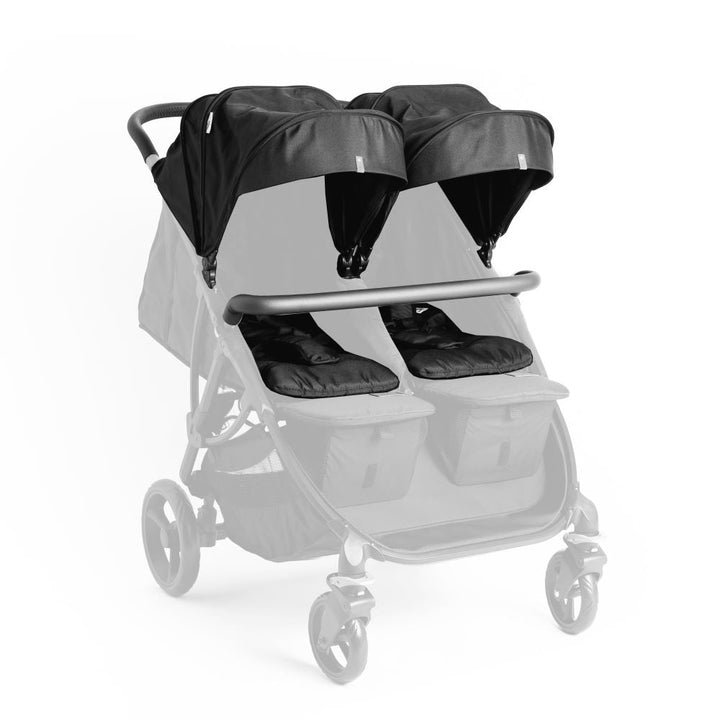 Roma Gemini Base with Colour Pack - Jet Black, hood detail 5