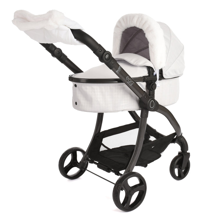 Roma Egg® Dolls Pram in Houndstooth Silver, additional product view