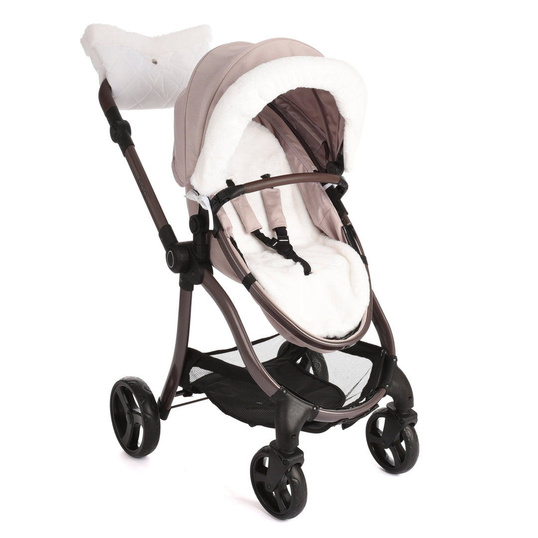 Egg® Dolls Pram Fur Accessory Pack White, supplier gallery view 4