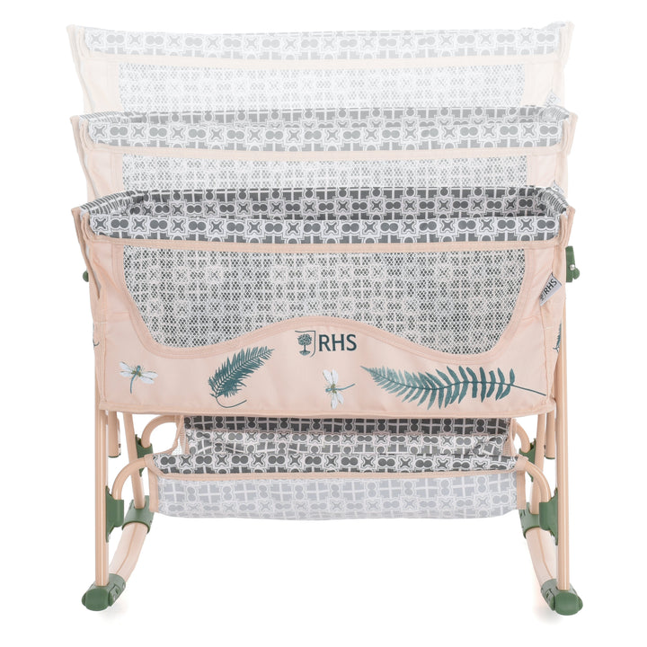 Roma RHS Bedside Crib - Fern - detail photo