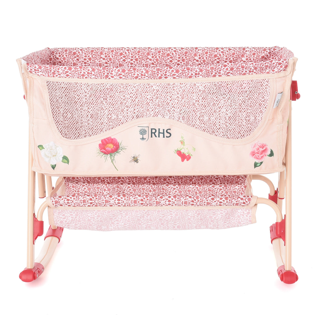Roma RHS Bedside Crib - Flora - detail photo