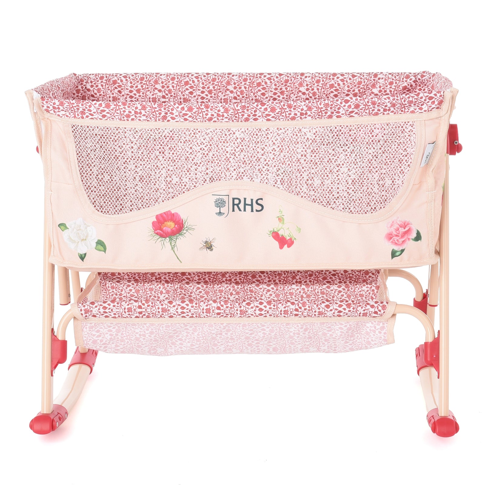 Roma RHS Bedside Crib - Flora - detail photo
