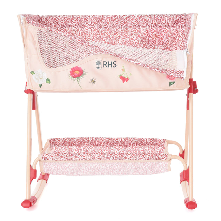Roma RHS Bedside Crib - Flora - detail photo