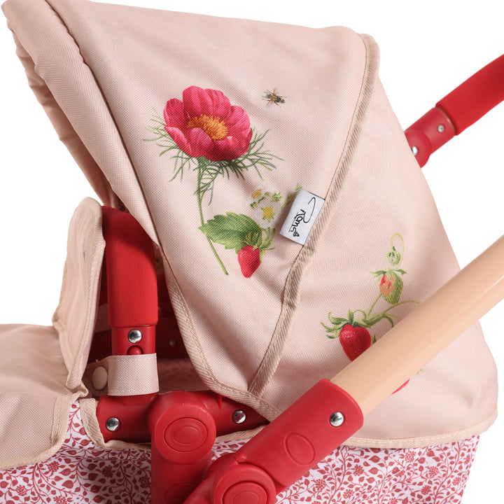 Roma RHS Single Dolls Pram - Flora - detail photo