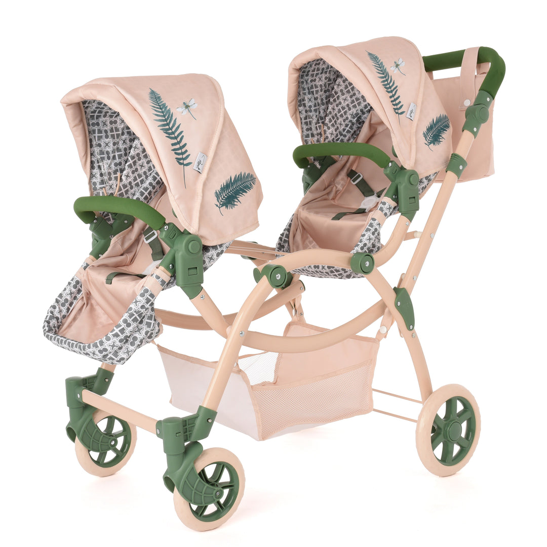 Roma RHS Twin Dolls Pram - Fern - detail photo