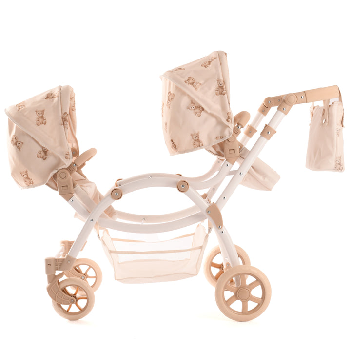 Roma Teddy Twin Dolls Pram - detail view 3