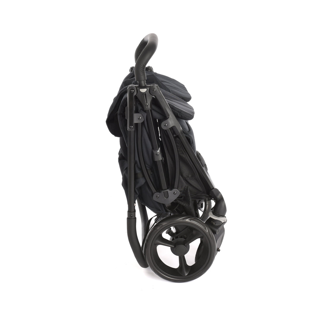 Roma Gemini 2 double pushchair, folded compact for storage