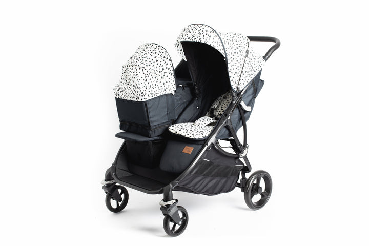 Roma Gemini 2 Carry Cot in Dalmatian, front view