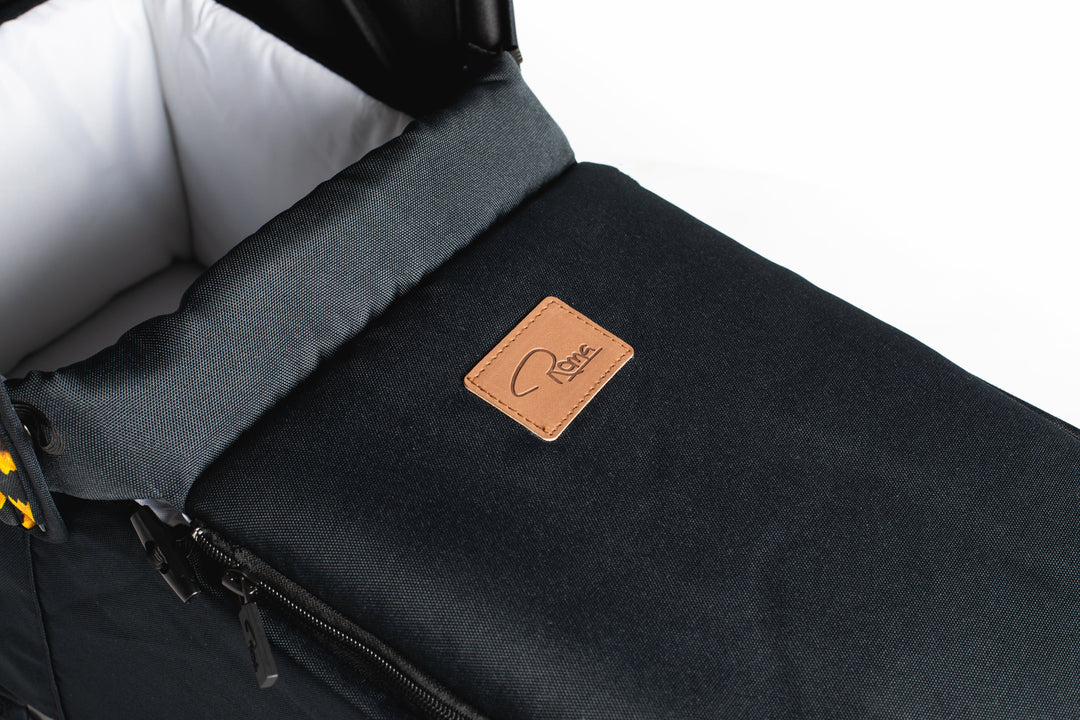 Roma Gemini 2 Carry Cot in Dalmatian, interior mattress view