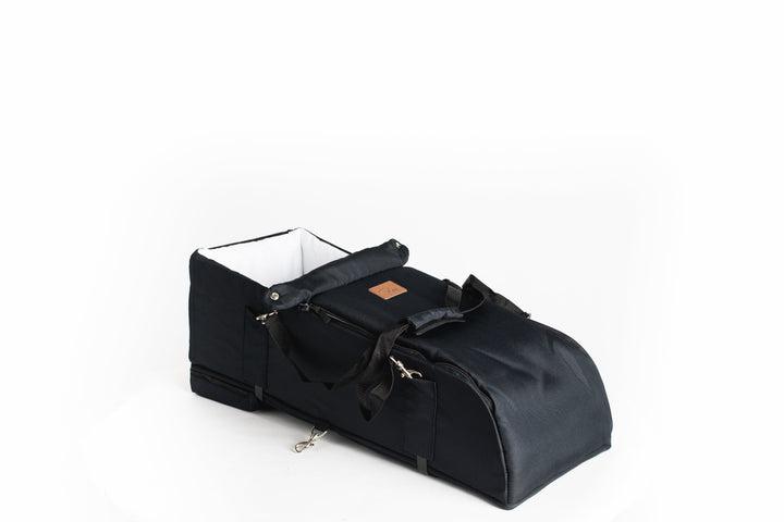 Roma Gemini 2 Carry Cot in Dalmatian, hood detail