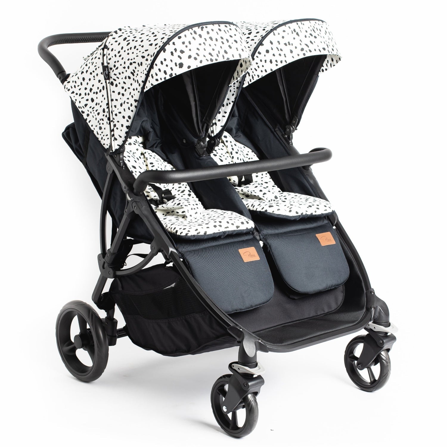 Roma Gemini 2 double pushchair in Dalmatian, hero view
