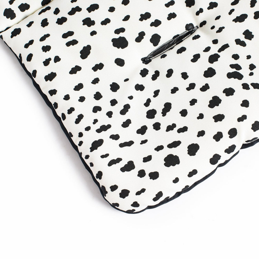 Roma Gemini 2 double pushchair in Dalmatian, seat liner detail