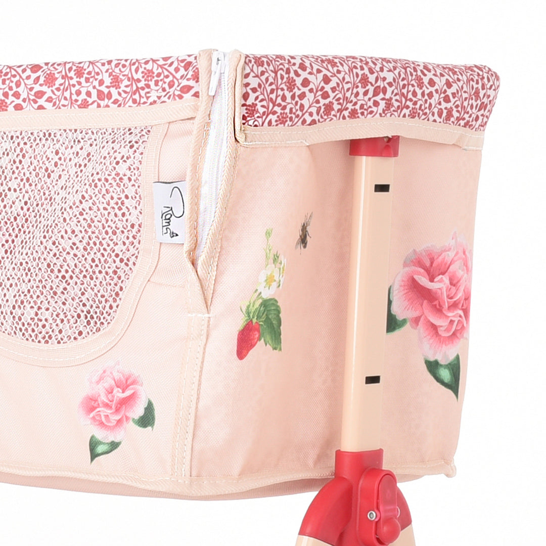 Roma RHS Bedside Crib - Flora - detail photo