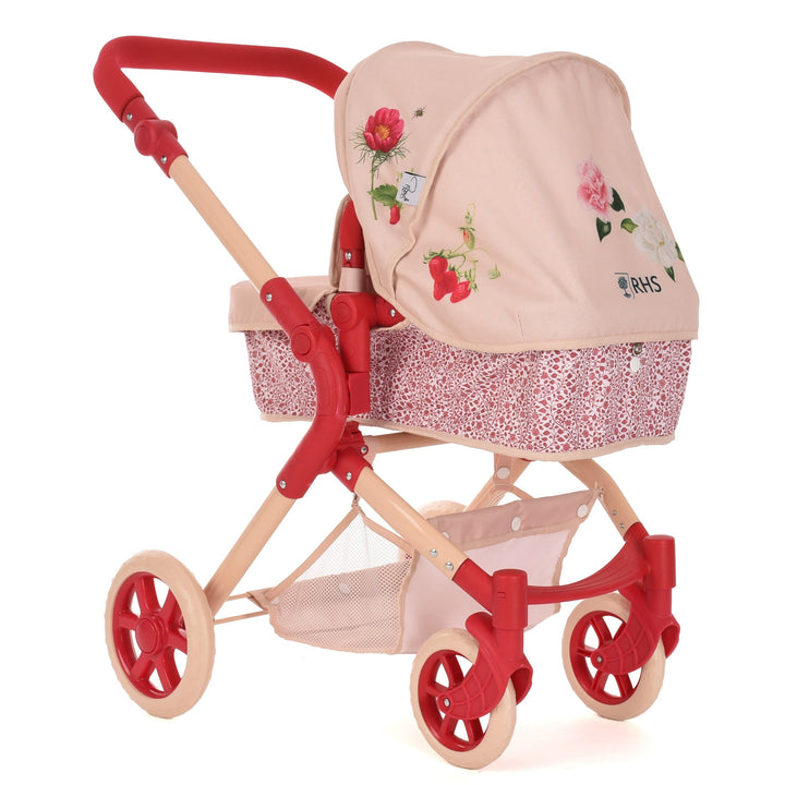Roma RHS Single Dolls Pram - Flora - detail photo