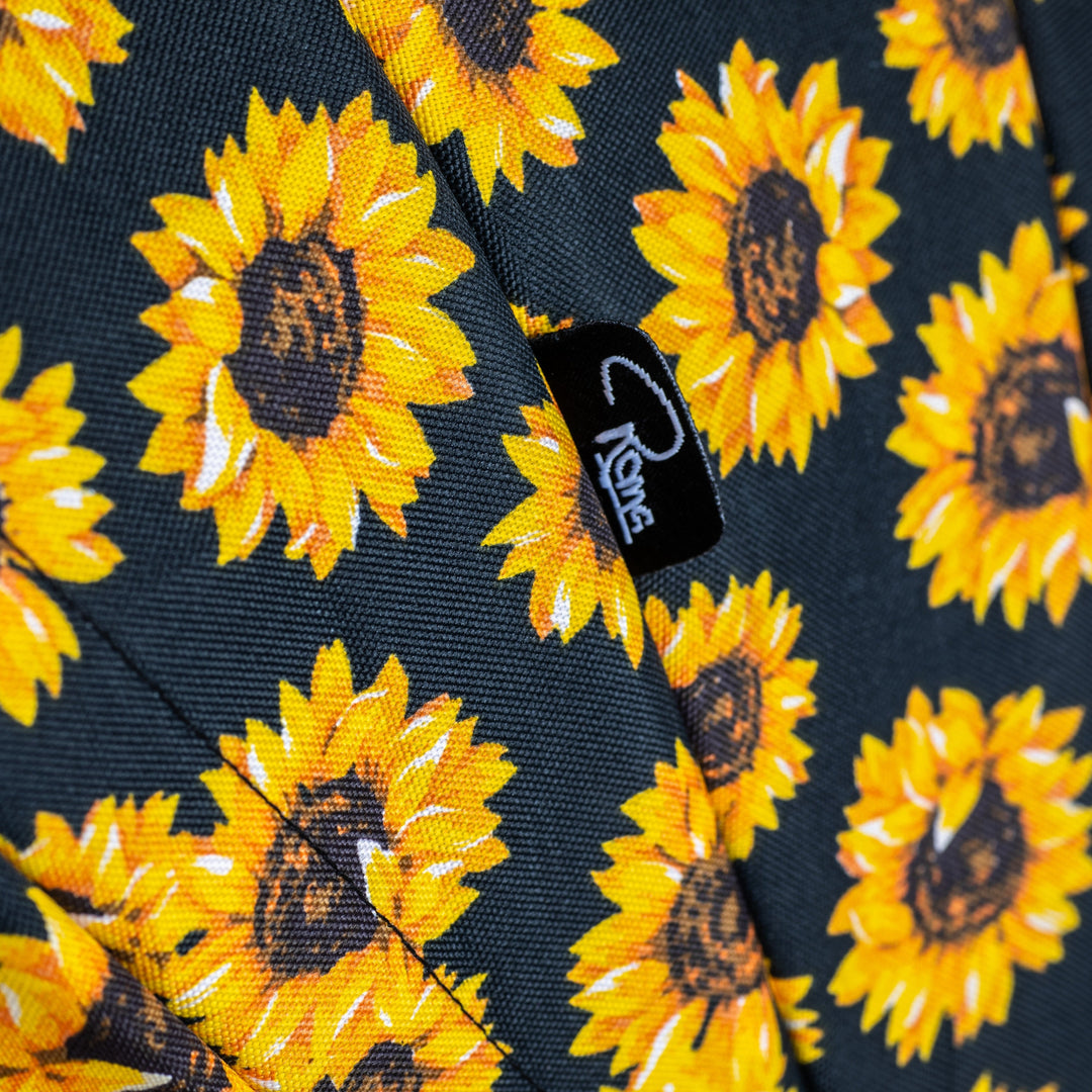 Roma Capsule³ Sunflower bumper bar as padded carry handle when folded