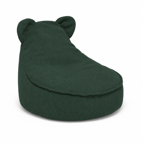 MeowBaby Teddy Sako Bag in Slimcord Forest corduroy