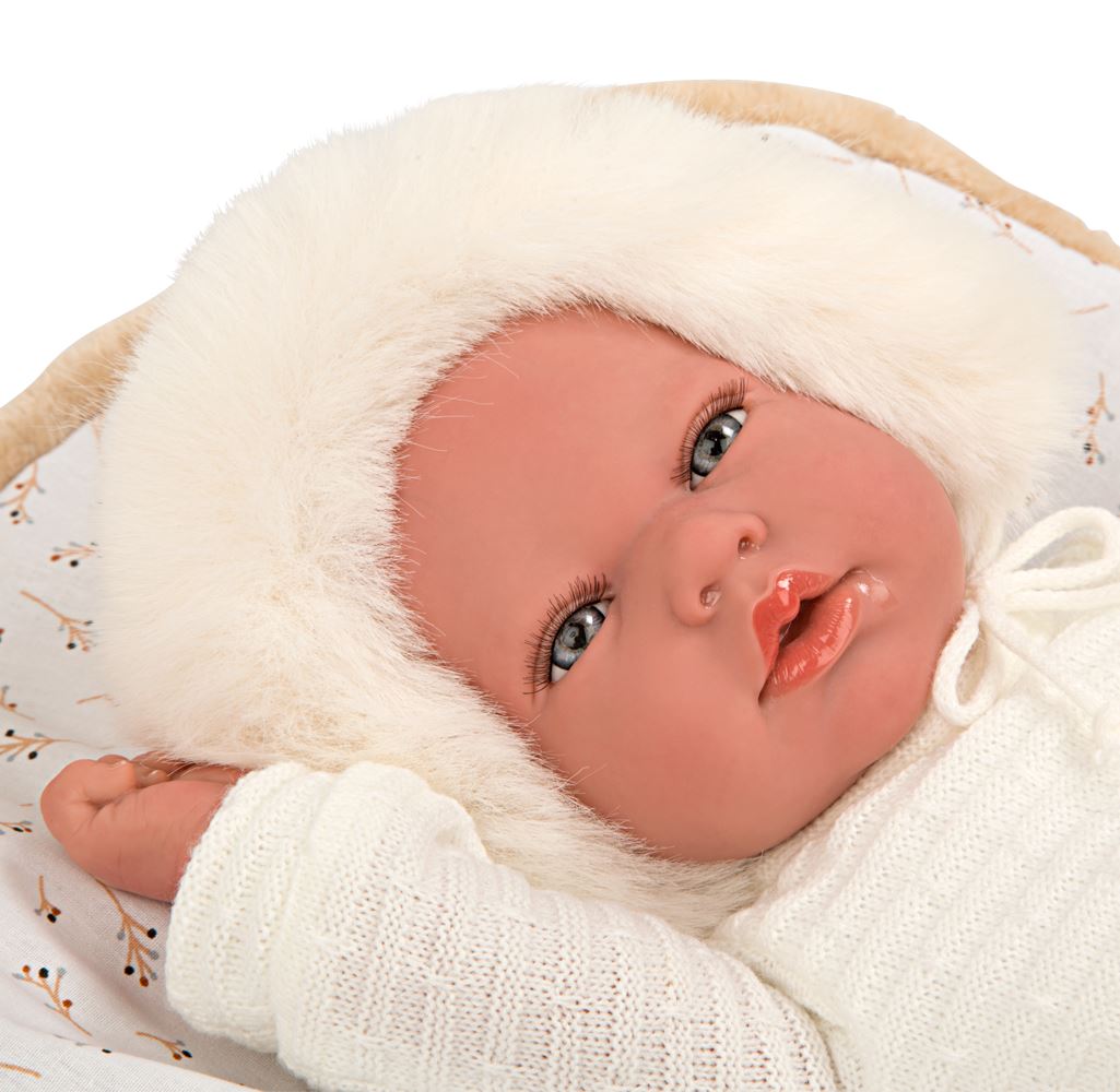 Arias Reborn Doll Alejandra with Carrycot Dolls Arias 