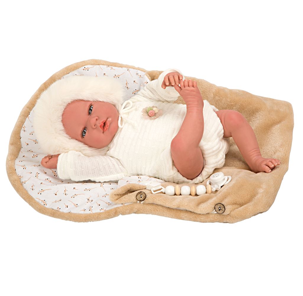 Arias Reborn Doll Alejandra with Carrycot Dolls Arias 