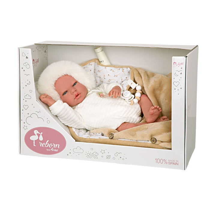 Arias Reborn Doll Alejandra with Carrycot Dolls Arias 