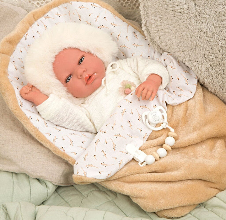 Arias Reborn Doll Alejandra with Carrycot Dolls Arias 