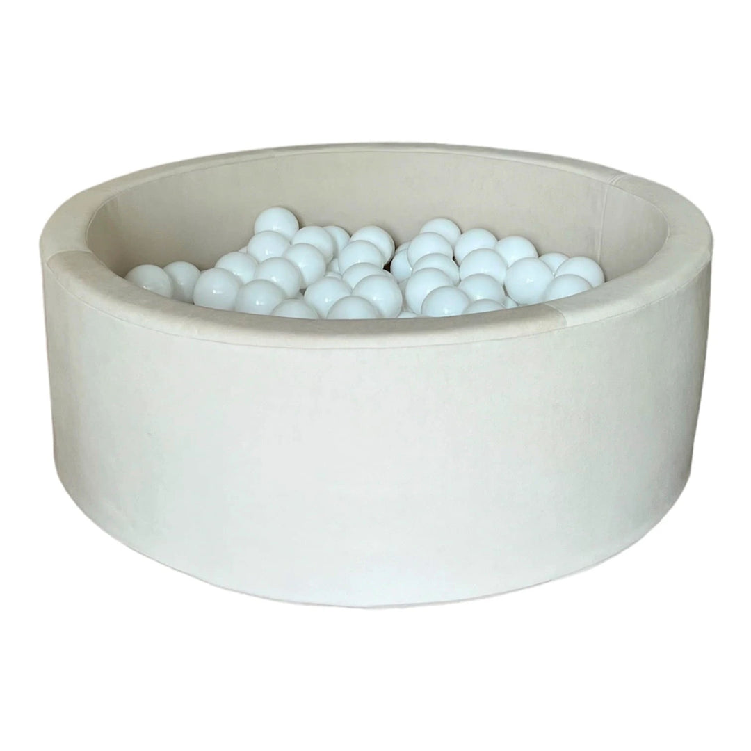 Monio for Kids Cream Cotton Trinity Round Ball Pit