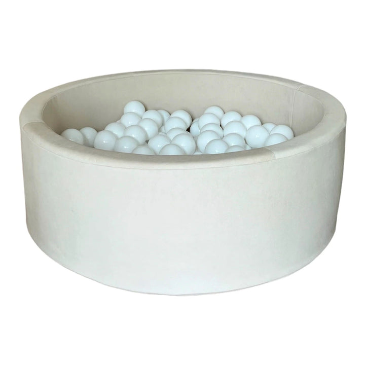Monio for Kids Cream Cotton Trinity Round Ball Pit