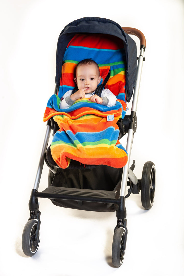 Buggysnuggle Rainbow Extreme Snuggle Fleece Baby Stroller Accessories Buggysnuggle 