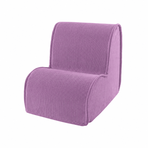 MeowBaby Chair for Children in Slimcord Lavender corduroy