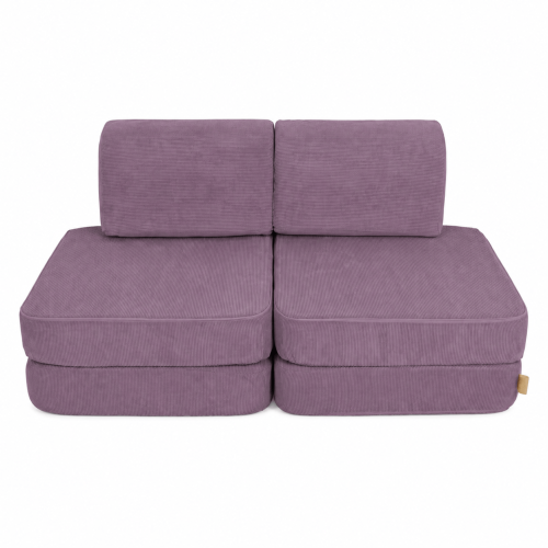 MeowBaby Slimcord Pocket Kids Sofa Basic in Lavender