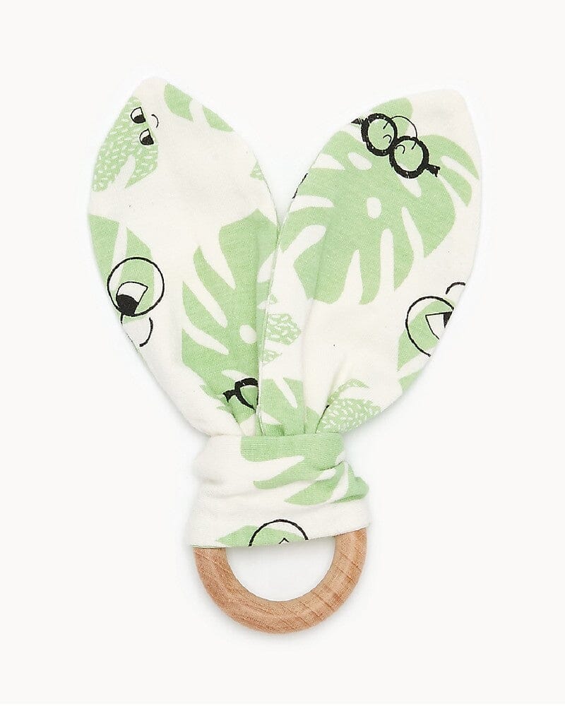 Copacabana Leaf Teething Ring Pacifiers & Teethers The Bonnie Mob 