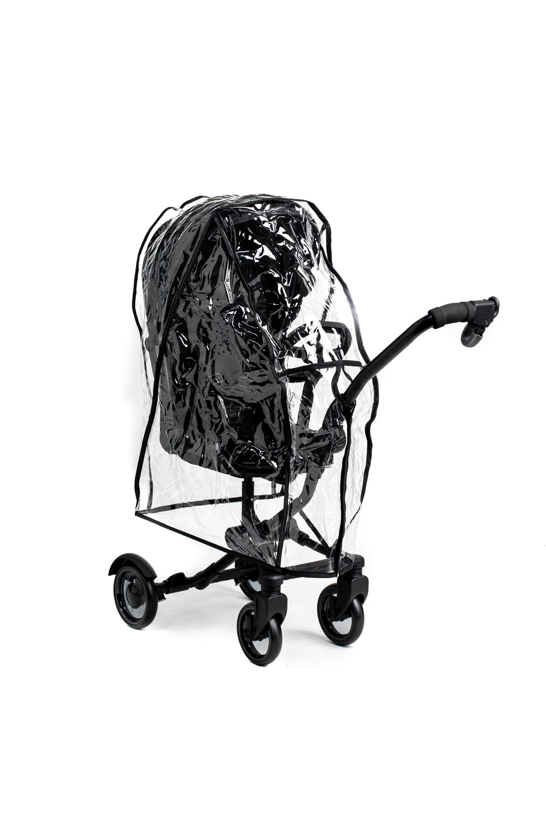 Roma Side Rider buggy board fitted with rain cover