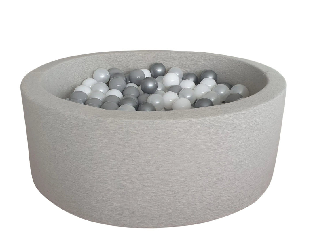 Monio for Kids Light Grey Cotton Round Ball Pit
