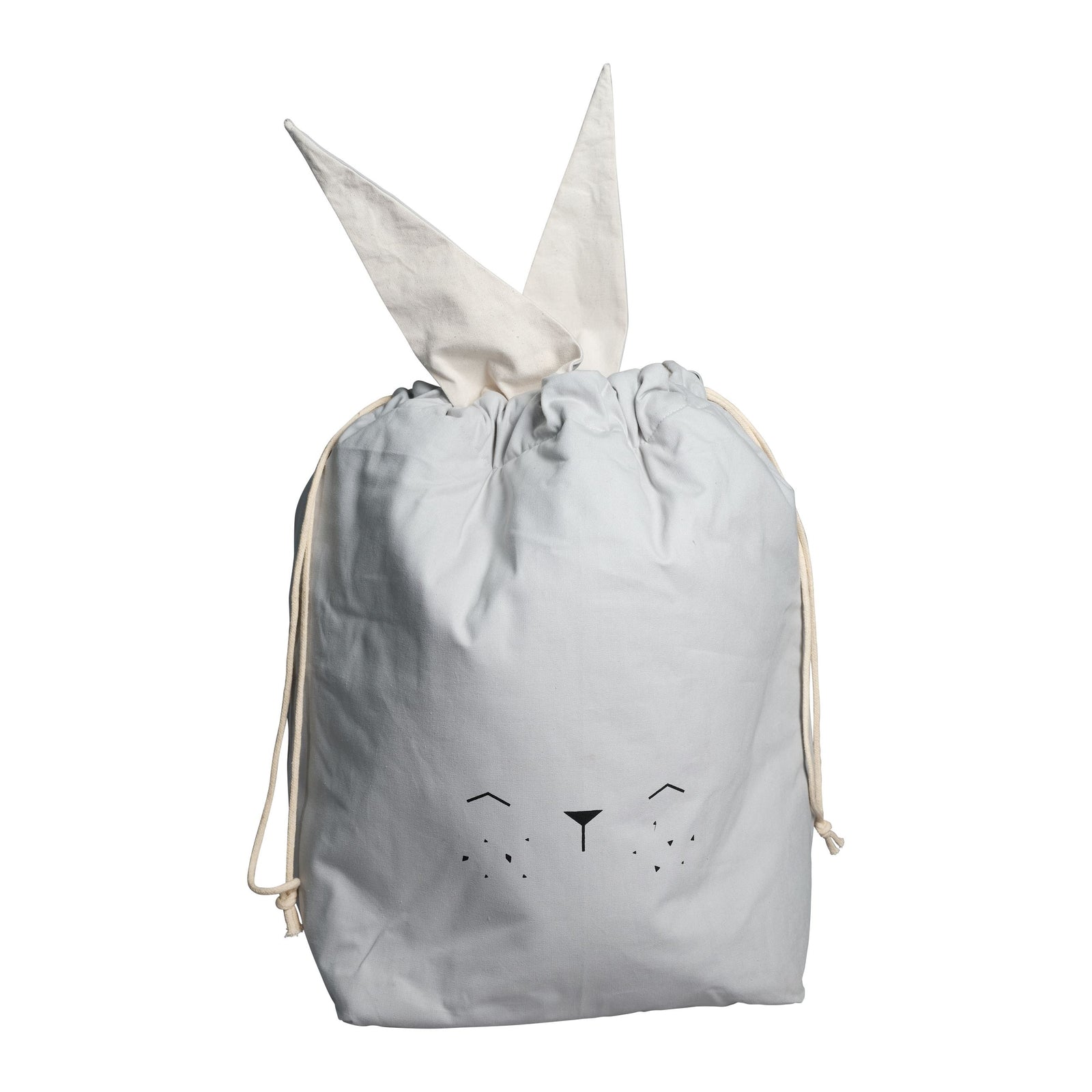 Icy Grey Bunny Storage Bag Baby Mobile Accessories Fabelab 
