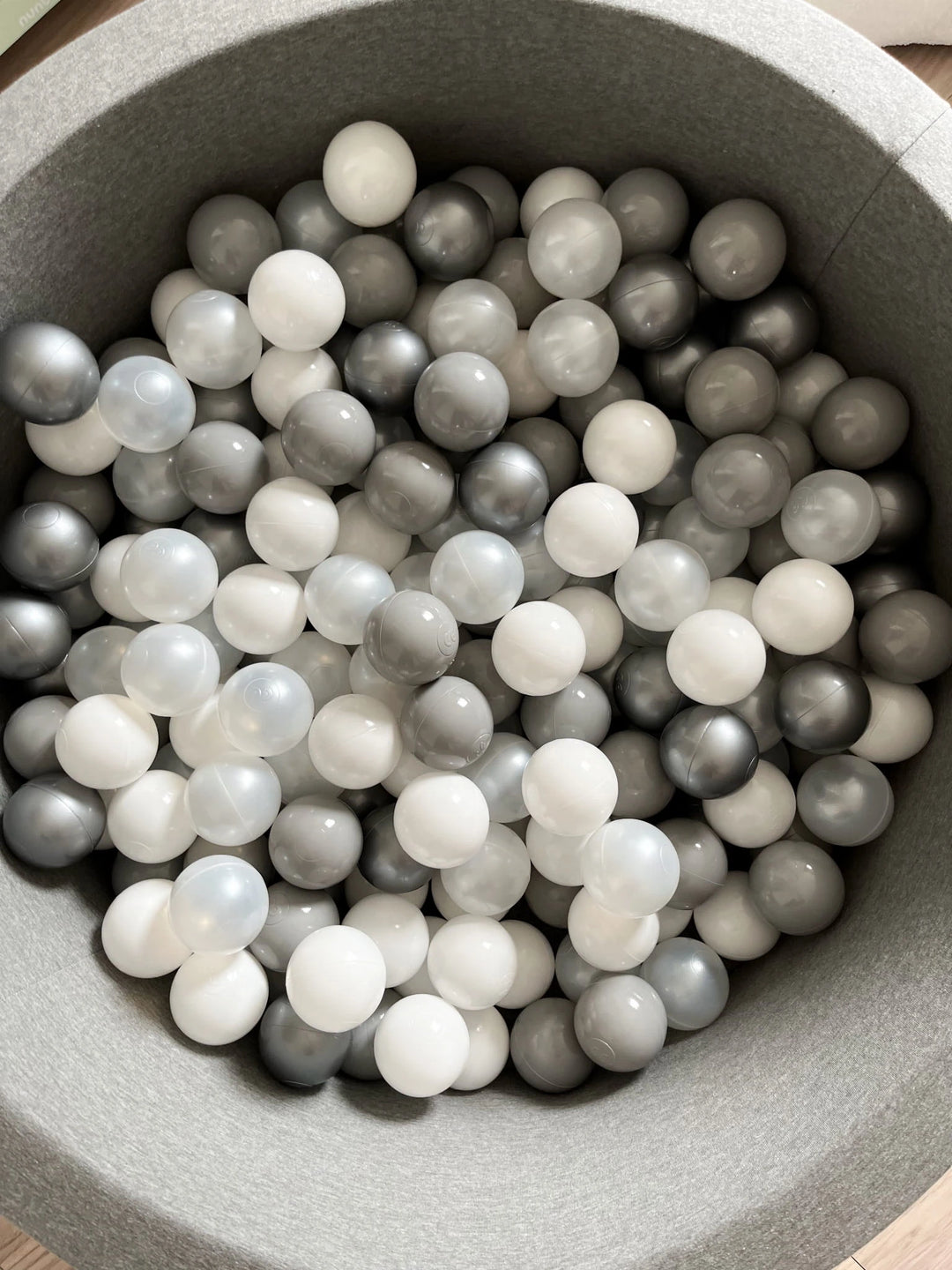 Monio for Kids Dark Grey Cotton Round Ball Pit
