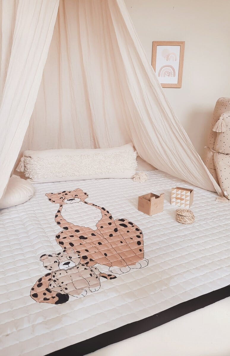 Leopard and Baby Playmat Play Mats Love By Lily 