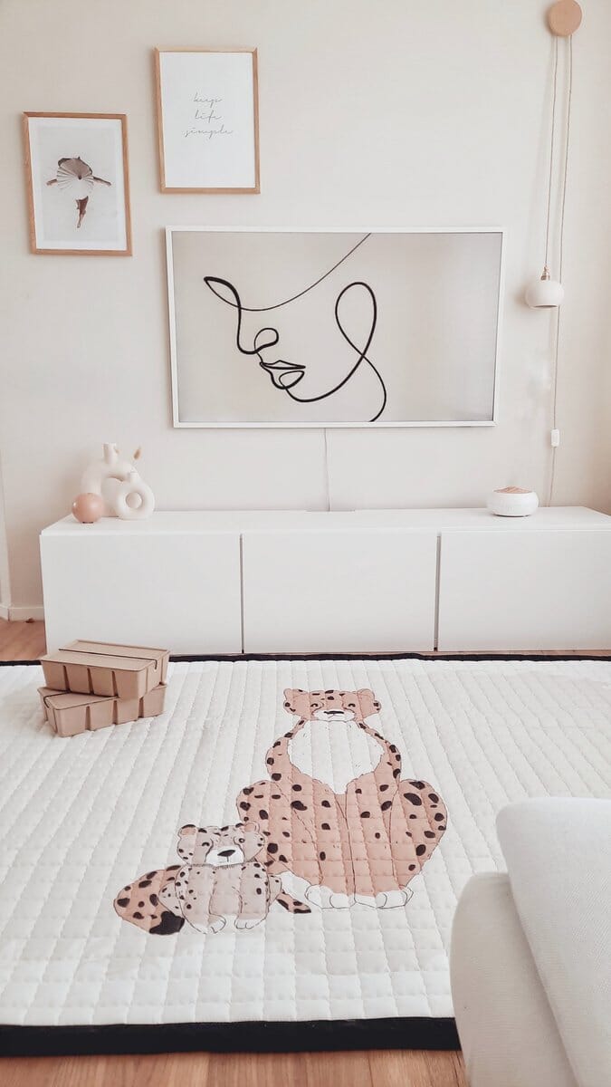 Leopard and Baby Playmat Play Mats Love By Lily 