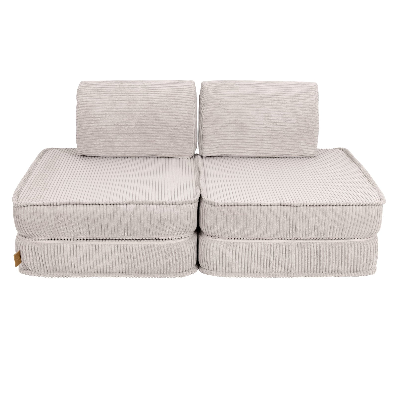 MeowBaby Aesthetic Pocket Kids Sofa - Basic - Ecru
