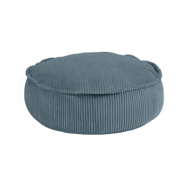 MeowBaby Round Pouf in Aesthetic Turquoise