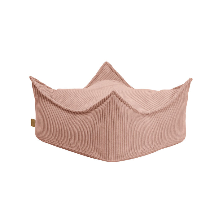 MeowBaby Square Puff in Aesthetic Powder Pink velvet corduroy