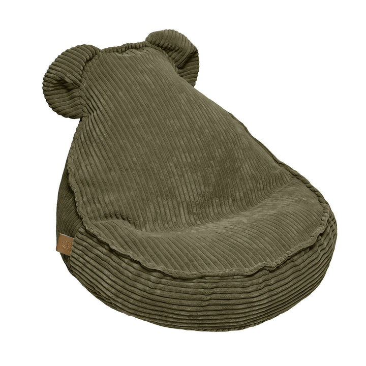 MeowBaby Aesthetic Teddy Sako Bag in Khaki - children&