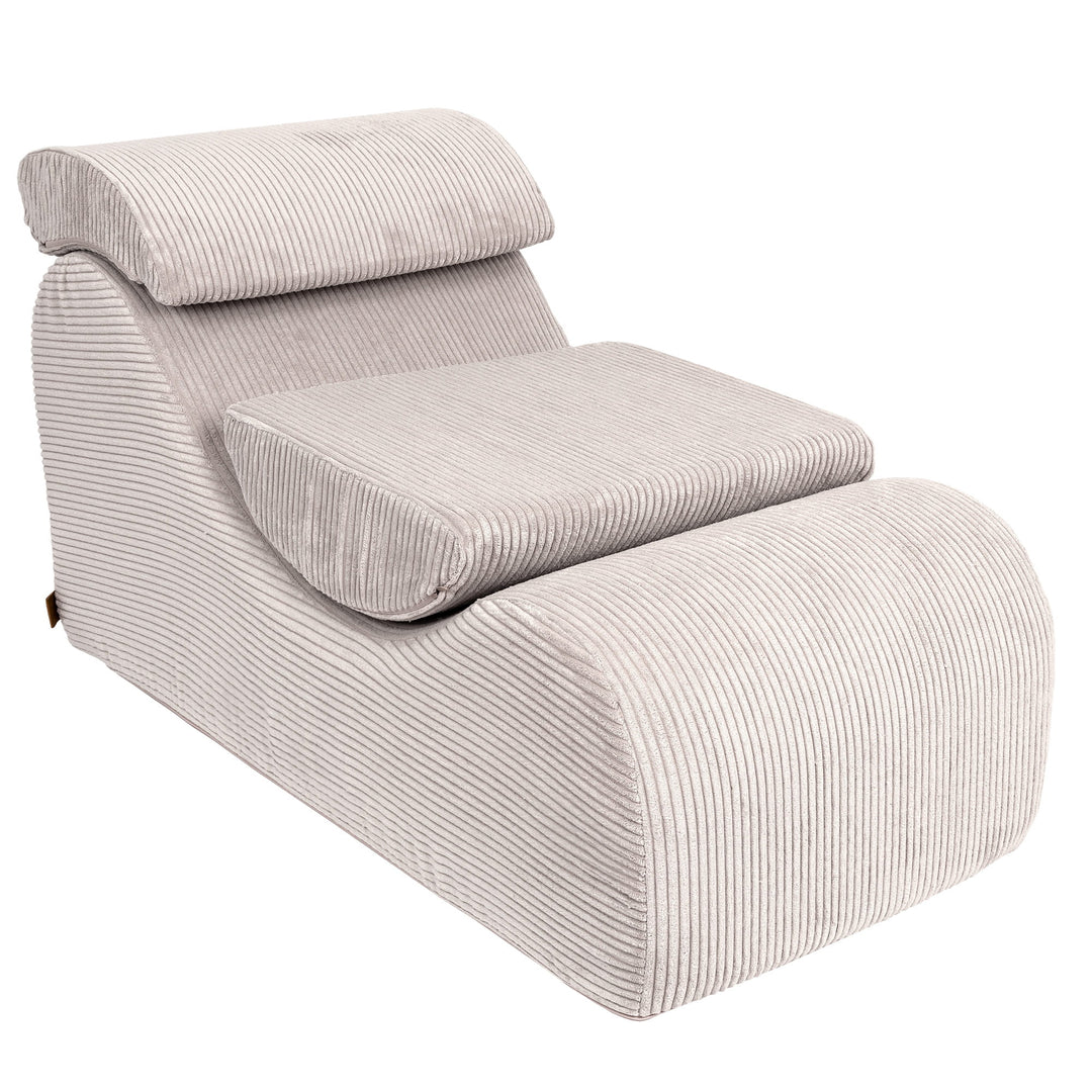 MeowBaby Aesthetic Wave Lounger - Ecru