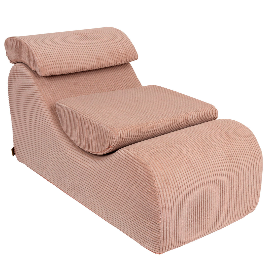 MeowBaby Aesthetic Wave Lounger - Powder Rose