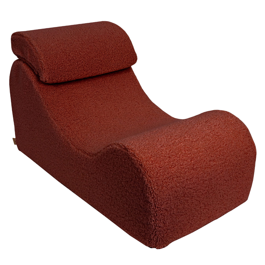 MeowBaby Bearly Wave Lounger - Brown, side view