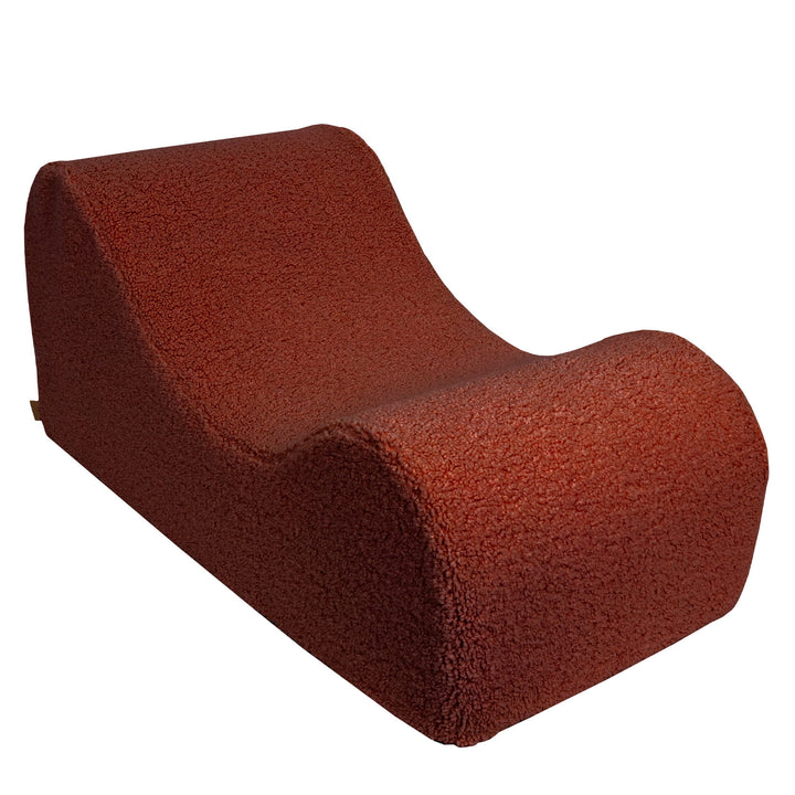 MeowBaby Bearly Wave Lounger - Brown, headrest detail